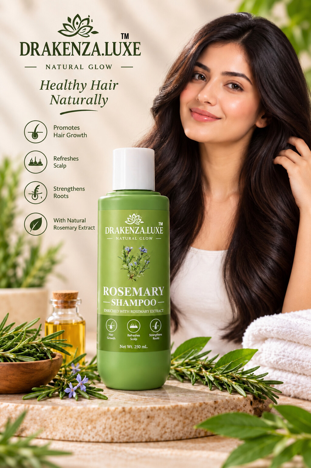 DRAKENZA.LUXE Rosemary Shampoo